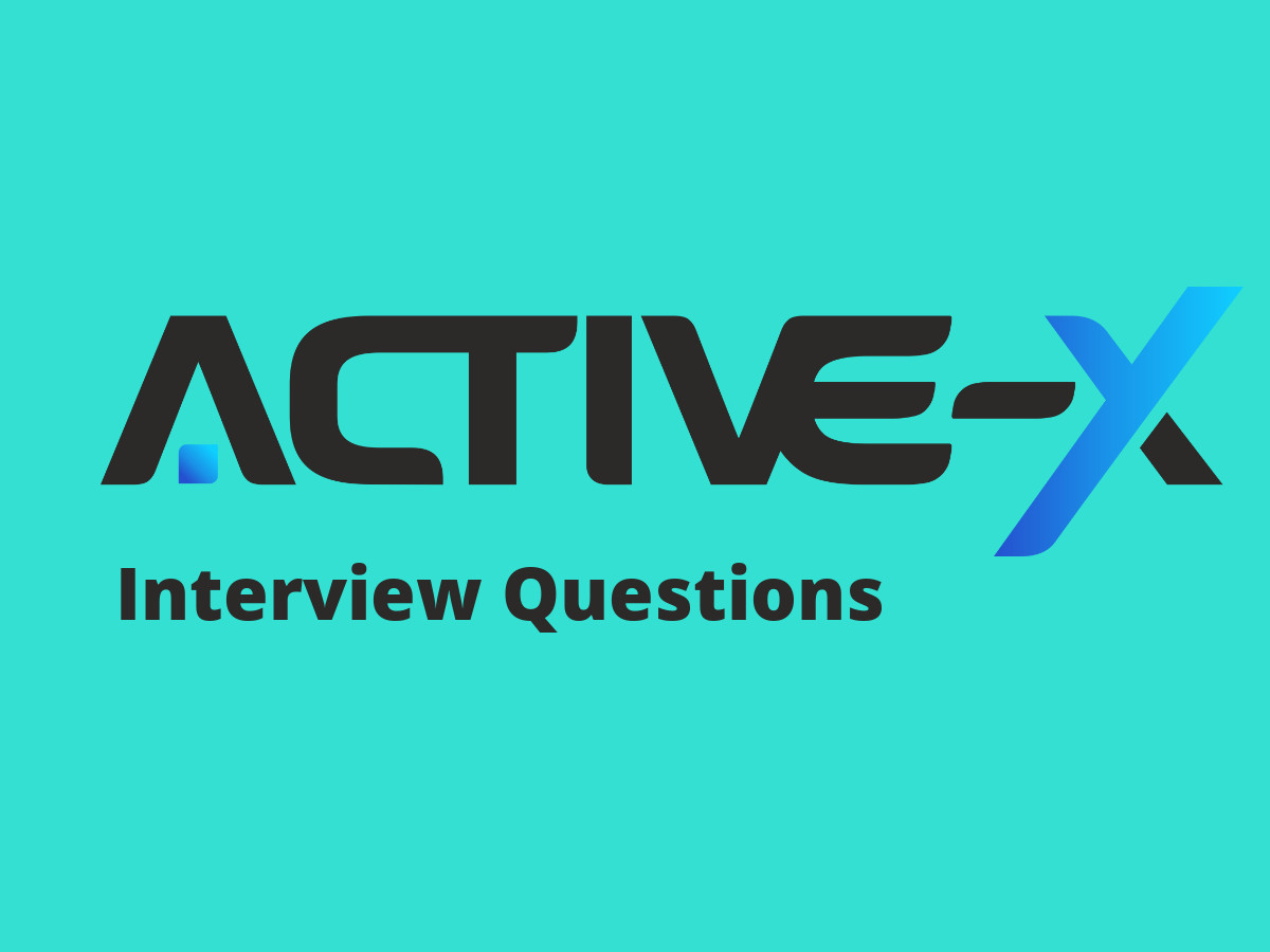 Activex Interview Questions